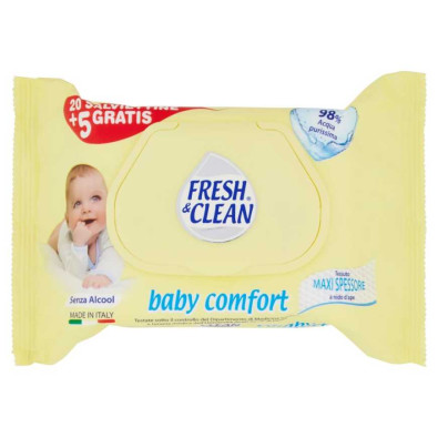 Fresh & Clean Salviettine Baby Comfort Pz.25