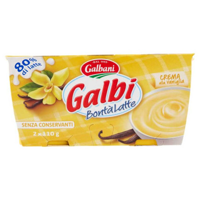 Galbani Galbi Bontalatte Vaniglia Gr.110X2