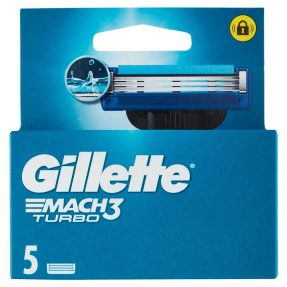 Gillette Mach3 Turbo 5 Ricambi