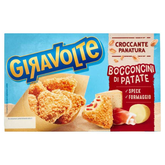 Giravolte Fingerfood Bocconcini Patate con Speck e Formaggio Gr.170