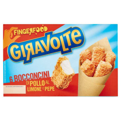 Giravolte Fingerfood Bocconcini Pollo al Limone e Pepe Gr.25X6