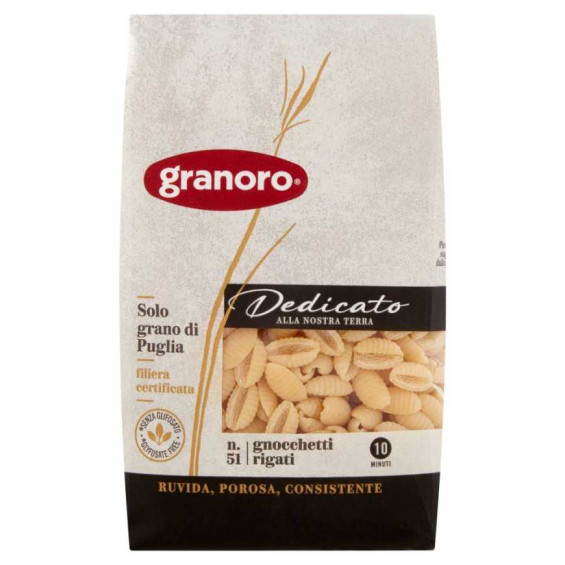 Granoro Dedicato Gnocchetti Rigati N°51 Gr.500