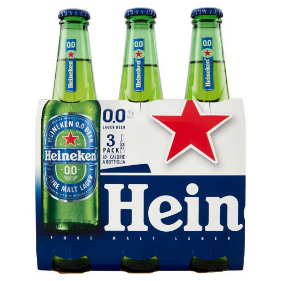 Heineken 0.0 Birra Cl.33X3 Vol.0°