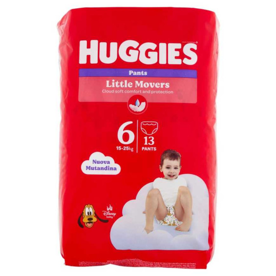 Huggies Pannolino Mutandina Tg.6 Kg.15-25 Pz.13