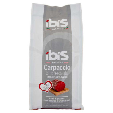 Ibis Carpaccio Bresaola Taglio Punta d'Anca Kg.2,3 Pz.2