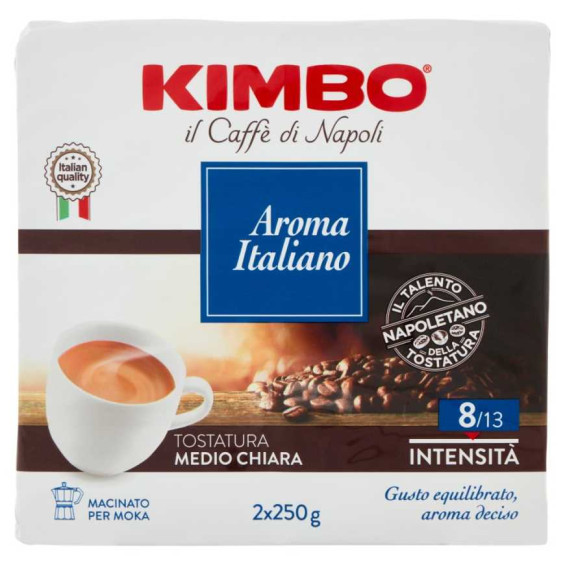 Kimbo Caffè Aroma Italiano Gr.250 x Pz.2