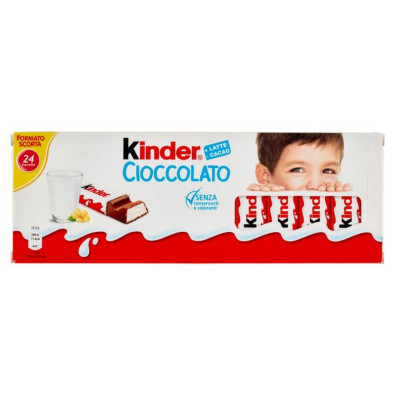 Kinder Cioccolato Barrette Pz.24 Gr.300