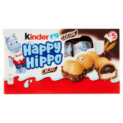 Kinder Happy Hippo Cacao Pz.5 x Gr.20,7