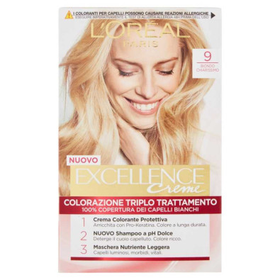 L'Oreal Paris Excellence Biondo Chiaro N°9