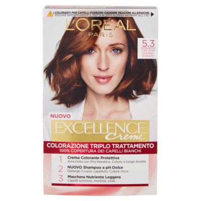 L'Oreal Paris Excellence Castano Chiaro Dorato N°5.3