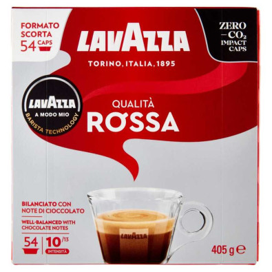 Lavazza A Modo Mio Capsule Caffè Qualità Rossa Pz.54 Gr.405