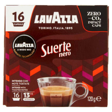 Lavazza A Modo Mio Capsule Caffè Suerte Nero Pz.16 Gr.120