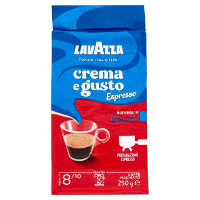 Lavazza Caffè Crema e Gusto Espresso Classico Gr.250