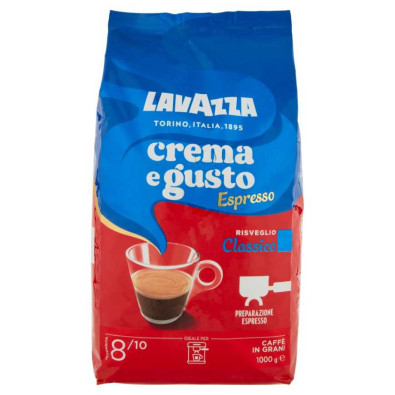 Lavazza Caffè Crema e Gusto Classico in Grani Kg.1