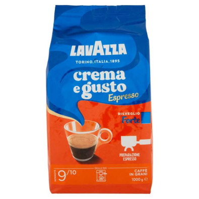 Lavazza Caffè Crema e Gusto Espresso Forte in Grani Kg.1