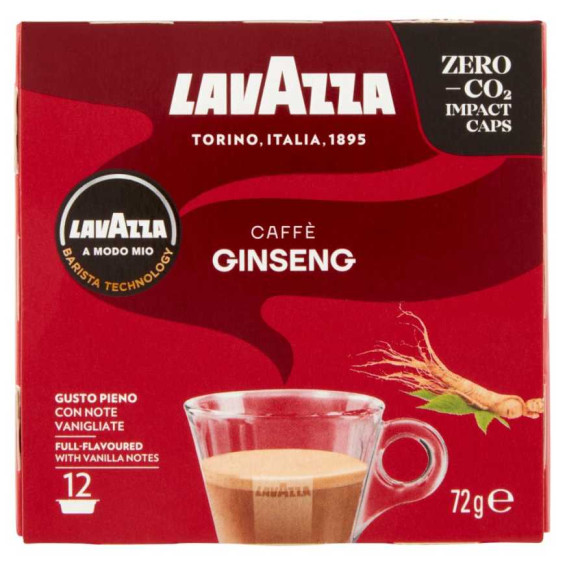 Lavazza A Modo Mio Capsule Caffè Ginseng Pz.12 Gr.72