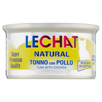 Lechat Natural Tonno con Pollo Gr.80