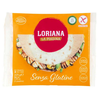 Loriana La Piadina senza Glutine Pz.3Gr.225