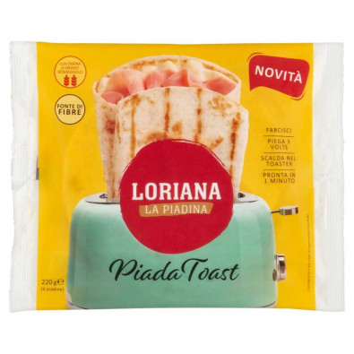 Loriana Piada Toast Pz.4 Gr.220