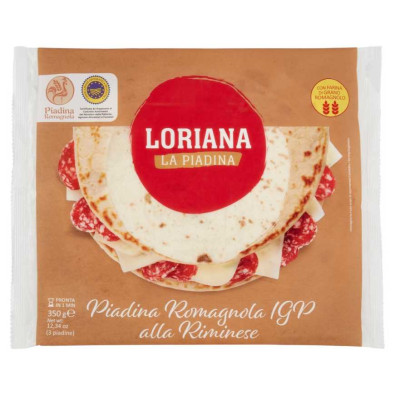 Loriana Piadina Igp Romagnola Riminese Gr.350