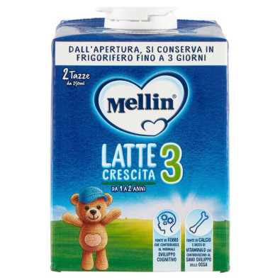 Mellin Latte 3 Crescita Ml.500