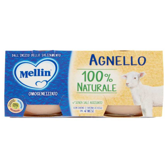 Mellin Omogeneizzato Agnello Gr.80X2