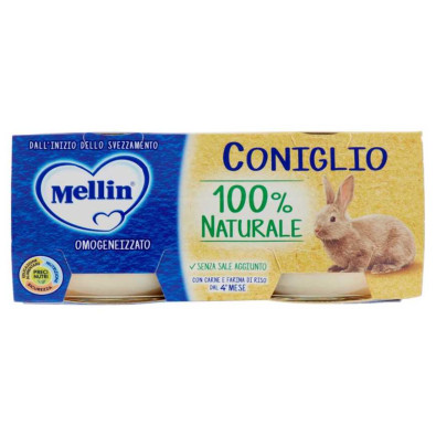 Mellin Omogeneizzato Coniglio Gr.80X2