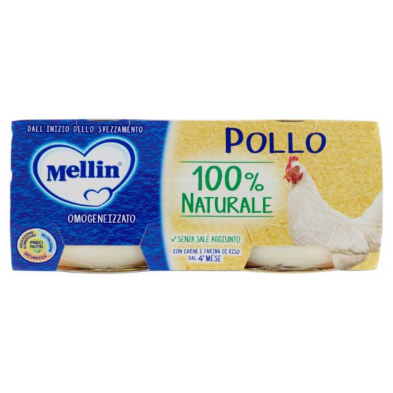 Mellin Omogeneizzato Pollo Gr.80X2