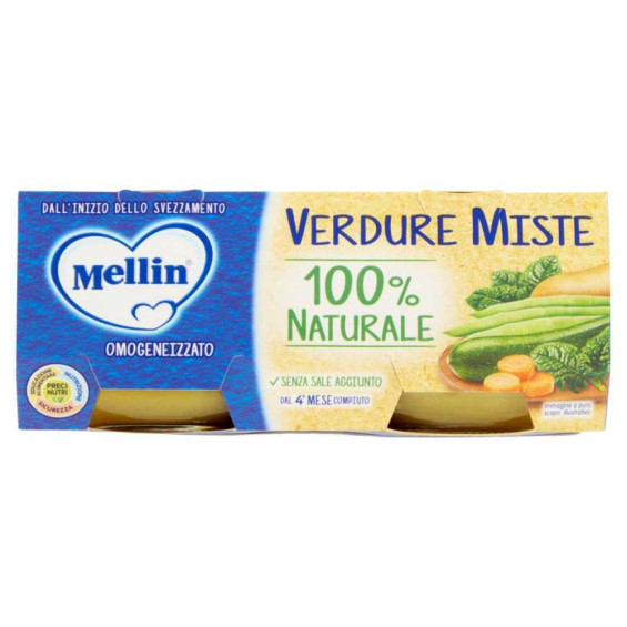 Mellin Omogeneizzato Verdure Miste Gr.80X2