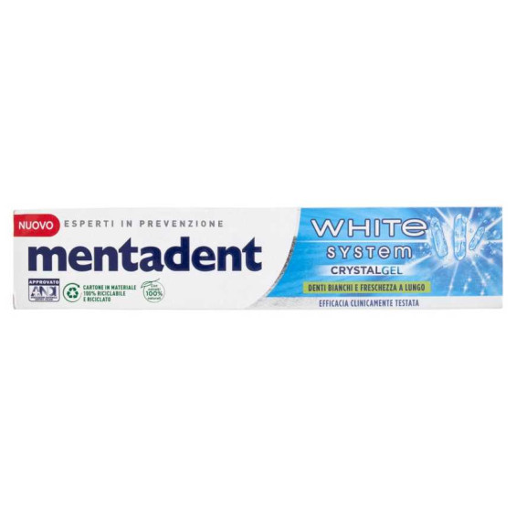 Mentadent Dentifricio Crystal Gel Ml.75