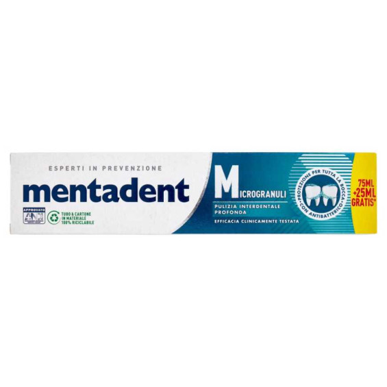 Mentadent Dentifricio P con Microgranuli Ml.75