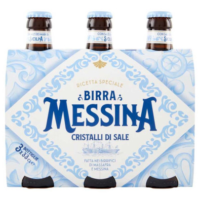 Messina Birra Cristalli di Sale Cl.33x3 Vol.5°