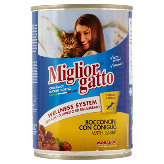 Miglior Gatto Bocconcini al Coniglio Gr.405