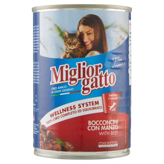 Miglior Gatto Bocconcini al Manzo Gr.405