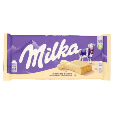 Milka Barretta Cioccolato Bianco Gr.100