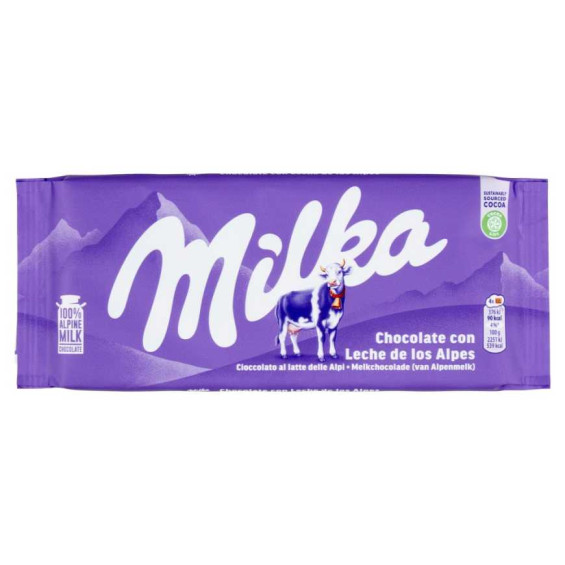 Milka Barretta Cioccolato Latte Gr.100