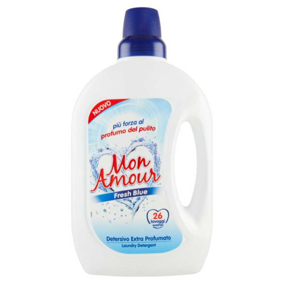 Mon Amour Detersivo Lavatrice Fresh Blue 26 Misurini Lt.1,560