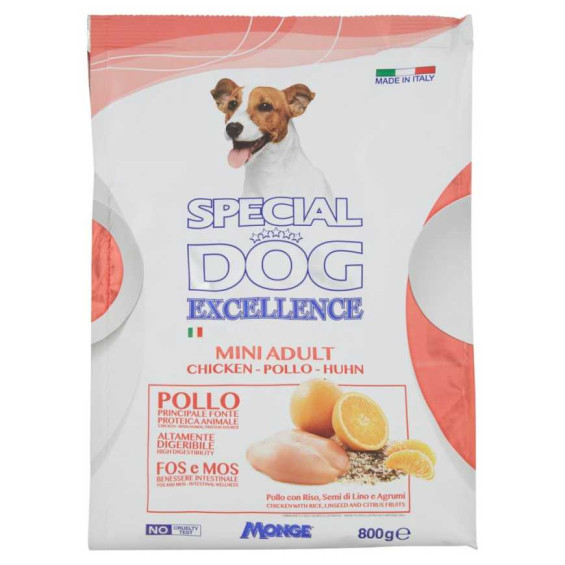 Monge Special Dog Excellence Mini Adult con Pollo Gr.800