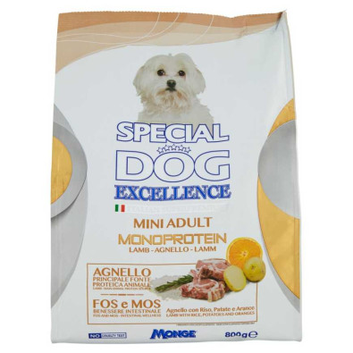 Monge Special Dog Excellence Monoproteic Mini Adult Agnello Gr.80