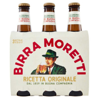 Moretti Birra Cl.33X3 Vol.4,6°