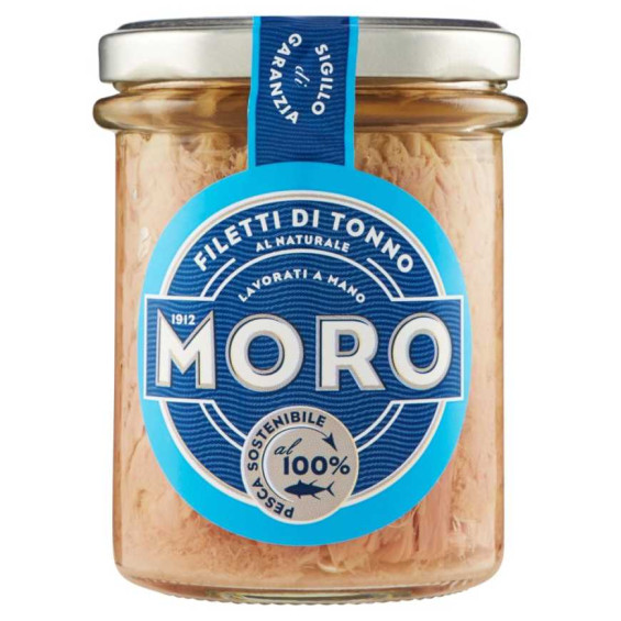 Moro Tonno Naturale Vaso Vetro Gr.190