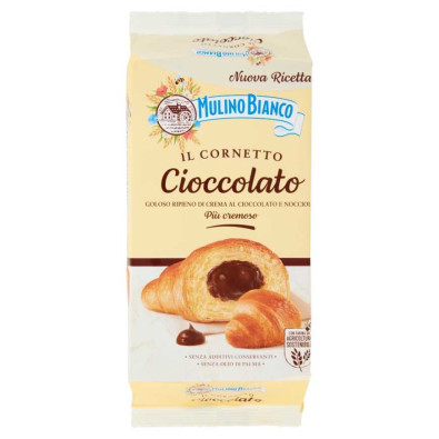 Mulino Bianco Cornetti Cioccolato Gr.240 Pz.6