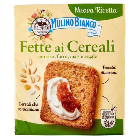 Mulino Bianco Fette Biscottate Cereali Gr.315 Pz.40