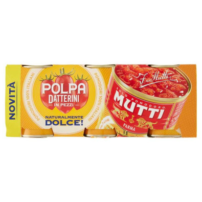 Mutti Polpa Datterini in Pezzi Gr.300 X Pz.3