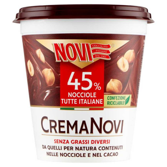 Novi Crema Spalmabile 45% Nocciole Gr.200