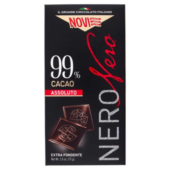 Novi Tavoletta Nero Nero 99% Extra Fondente Gr.75