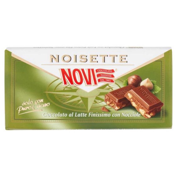 Novi Tavoletta Noisette di Cioccolato al Latte con Nocciole Gr.100