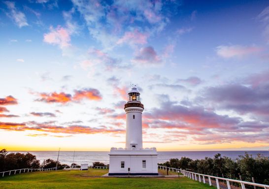 Heritage-listed Norah Head Lighthouse, on the NSW Central Coast
