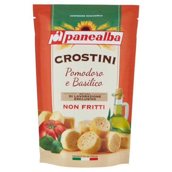 Panealba Crostini Pomodoro e Basilico Gr.100