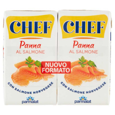 Parmalat Chef Panna Salmone Ml.125X2